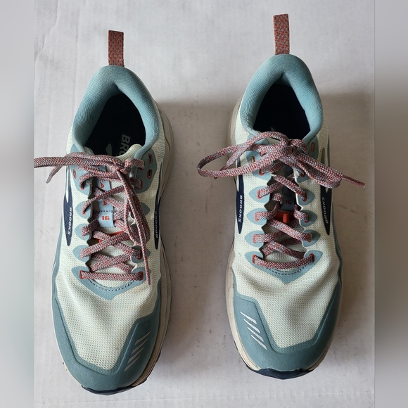Brooks Cascadia 16 Running Shoes Women's Size 9.5 Blue and Grey - Picture 2 of 13